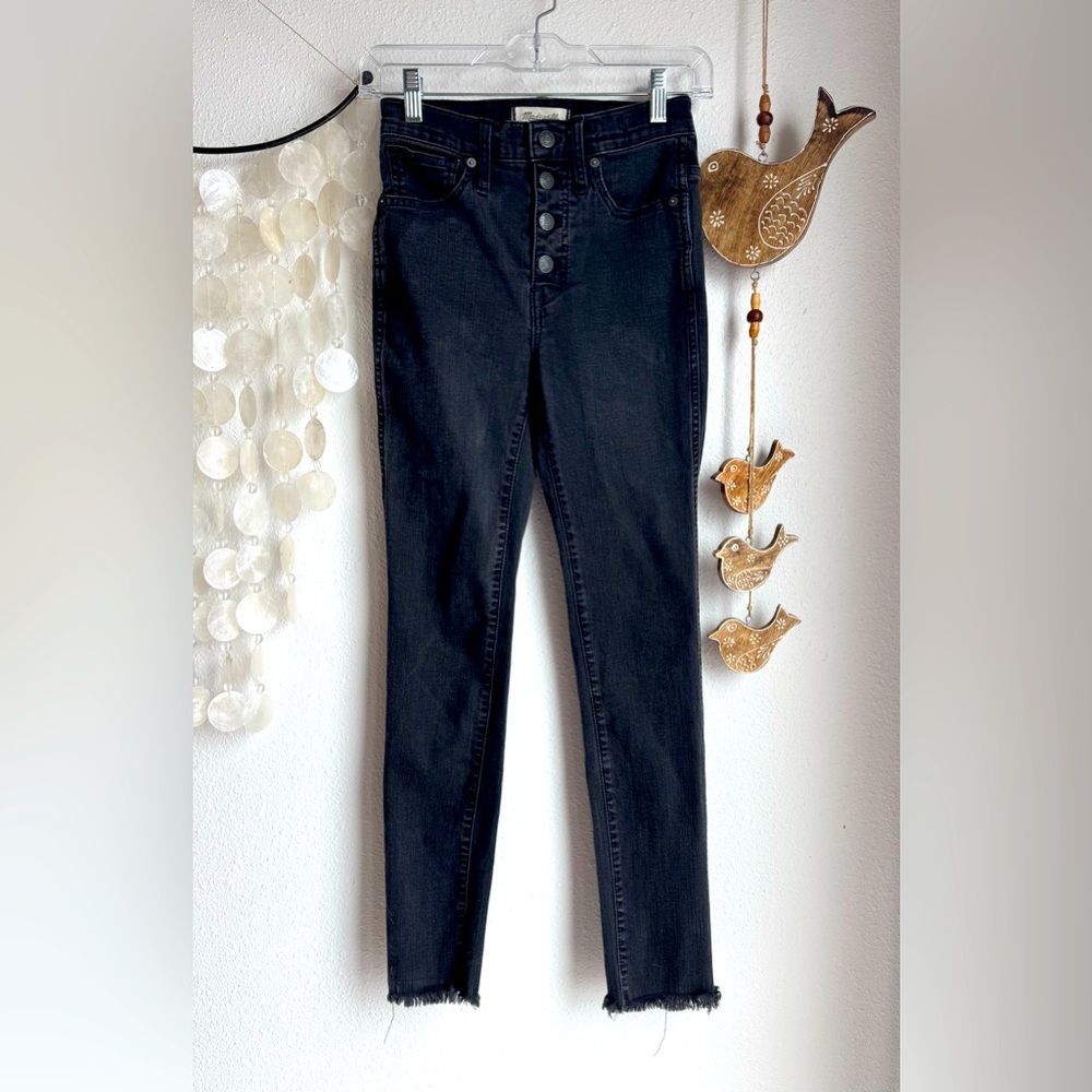Madewell High-Rise Skinny Black Jeans. Size 24.